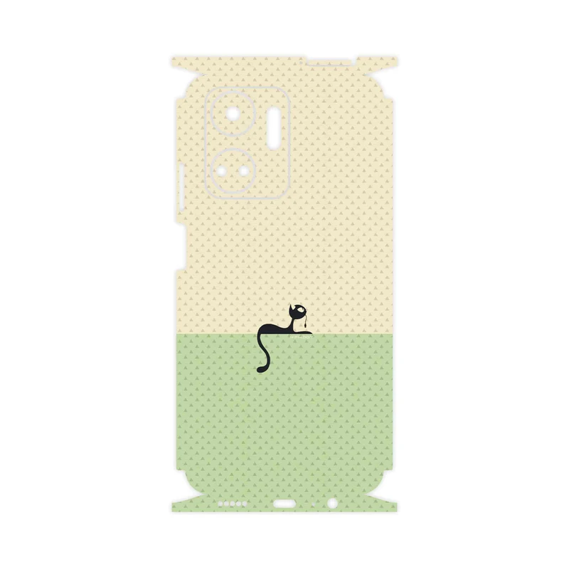 برچسب پوششی ماهوت مدل Minimal Internet Cat Icon-FullSkin مناسب برای گوشی موبایل آنر X7a