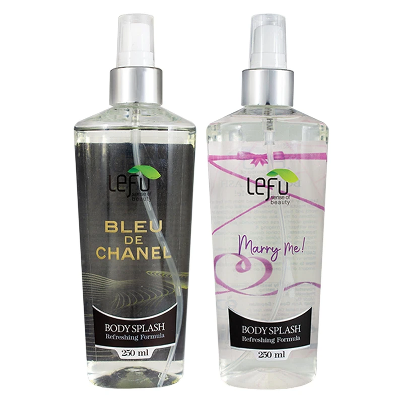 بادی اسپلش لفو مدل MARRY ME حجم 250 میلی لیتر به همراه بادی اسپلش لفو مدل BLEU DE CHANEL حجم 250 میلی لیتر