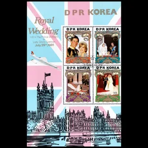 تمبر یادگاری مدل مینی شیت مجموعه 4 عددی