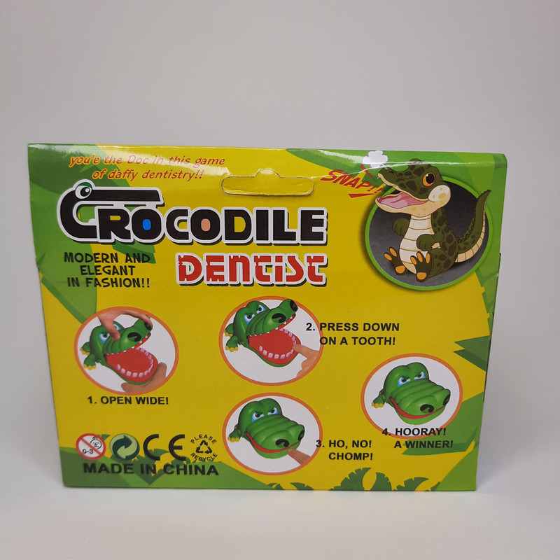 بازی آموزشی مدل تمساح دندان پزشک
