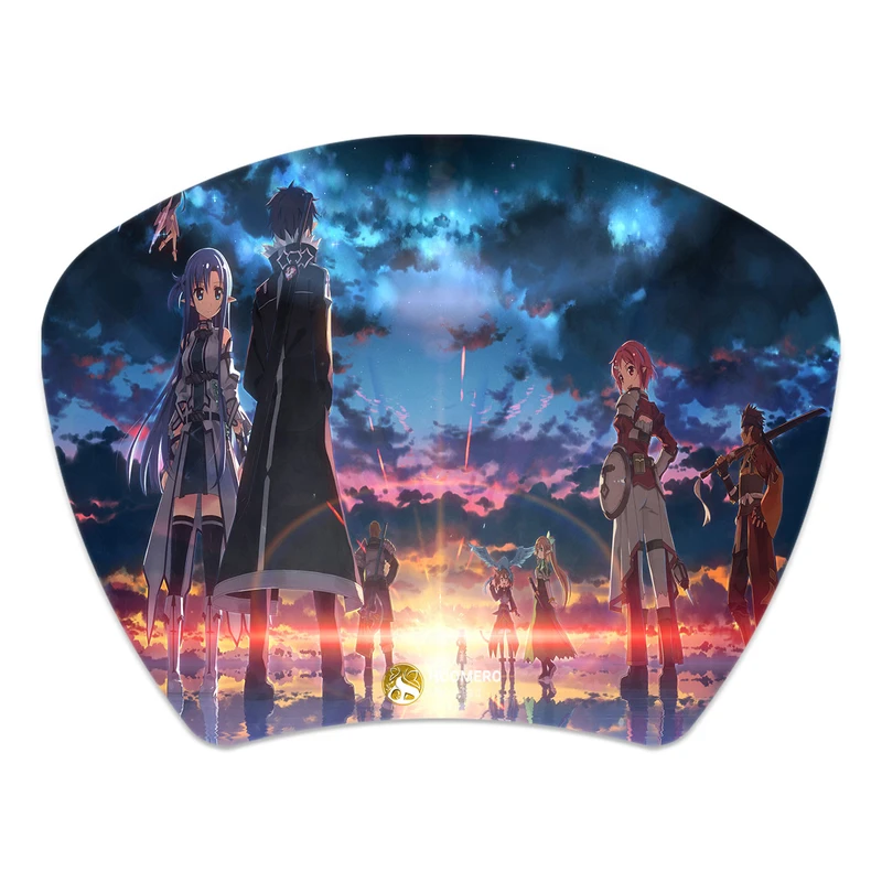 ماوس پد هومرو مدل MC1211 طرح انیمه شمشیرزنی آنلاین