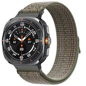 بند اسپایدر مدل Nylon Solo Loop مناسب برای ساعت هوشمند سامسونگ Galaxy Watch Ultra 47mm