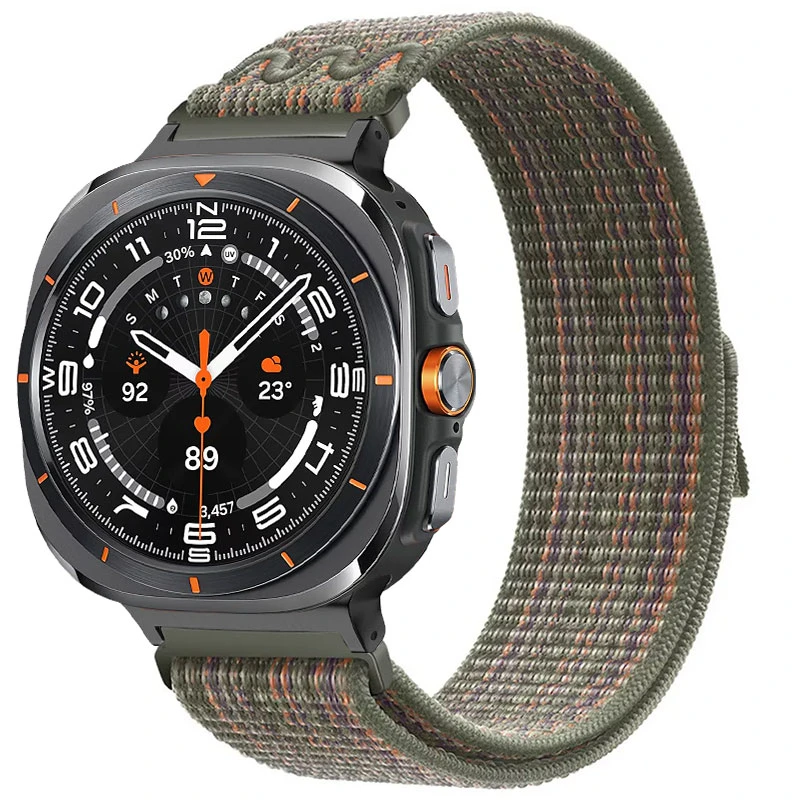 بند اسپایدر مدل Nylon Solo Loop مناسب برای ساعت هوشمند سامسونگ Galaxy Watch Ultra 47mm