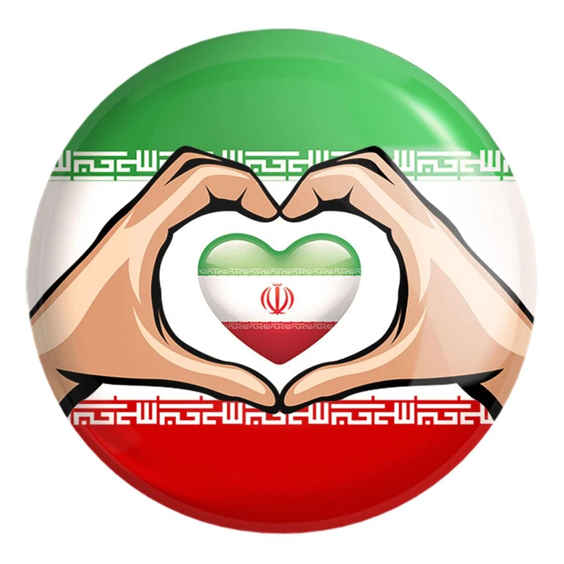 پیکسل خندالو طرح پرچم ایران کد 23936 مدل بزرگ