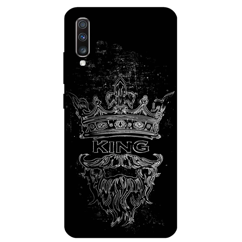 کاور مگافون طرح پادشاه مدل 1896 مناسب برای گوشی موبایل سامسونگ Galaxy A70 / A70 S          