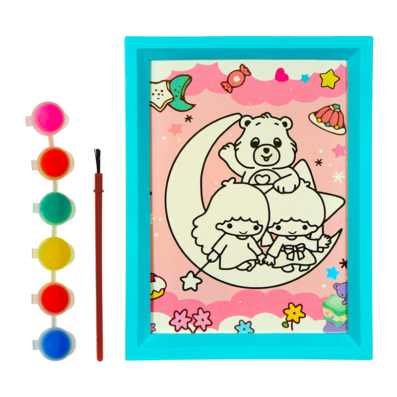 بسته رنگ آمیزی مدل ماه مجموعه 8 عددی