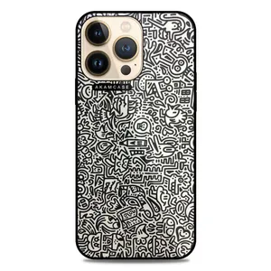 AKAM AMC-WA13PRO-DOODLE17 Cover For Apple iPhone 13 Pro