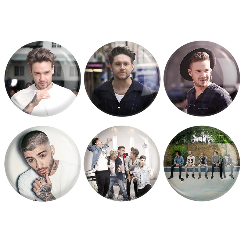 مگنت خندالو طرح گروه وان دایرکشن One Direction کد 1081A مجموعه 6 عددی