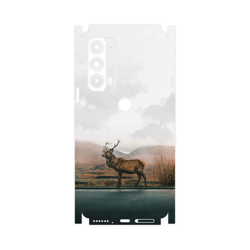 برچسب پوششی ماهوت مدل Horned_Deer-FullSkin مناسب برای گوشی موبایل موتورولا Edge 20