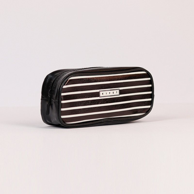 جامدادی مدل راه راه دو زیپ