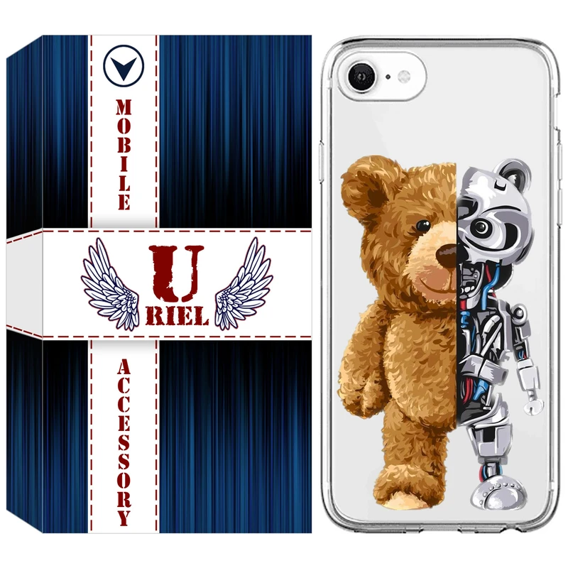 کاور یوریل قاب کد 40 طرح خرس مناسب برای گوشی موبایل اپل iPhone 7 / 8 / SE 2020 / SE 2022