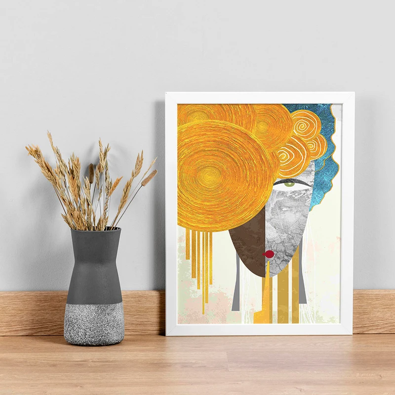 تابلو صبا طرح مدل کوبیسم کد 499w