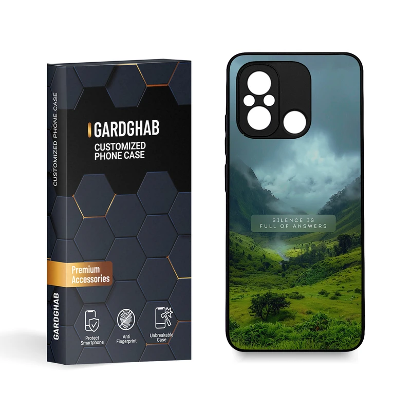  کاور گارد قاب مدل تکست مناسب برای گوشی موبایل شیائومی Poco C55