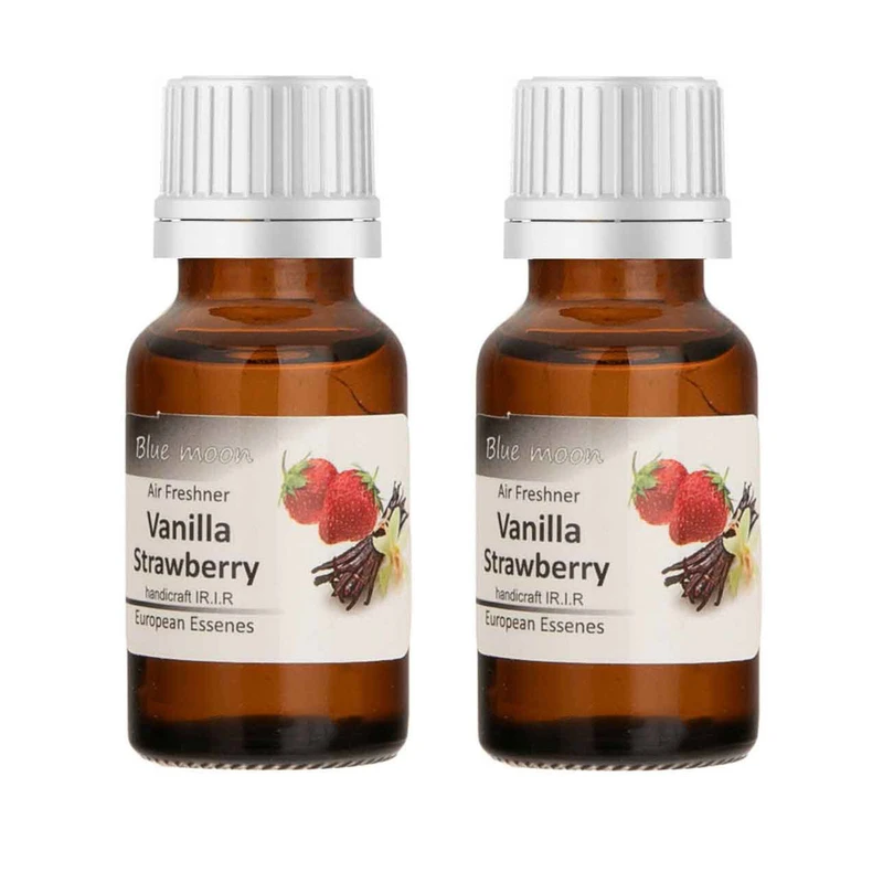 اسانس خوشبوکننده هوا مدل وانیل توت فرنگی حجم 17 میلی لیتر بسته 2 عددی