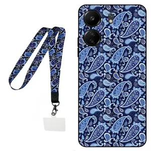 Megafone Paisley 0026 Cover For Xiaomi Redmi 13C Mobile Neckband