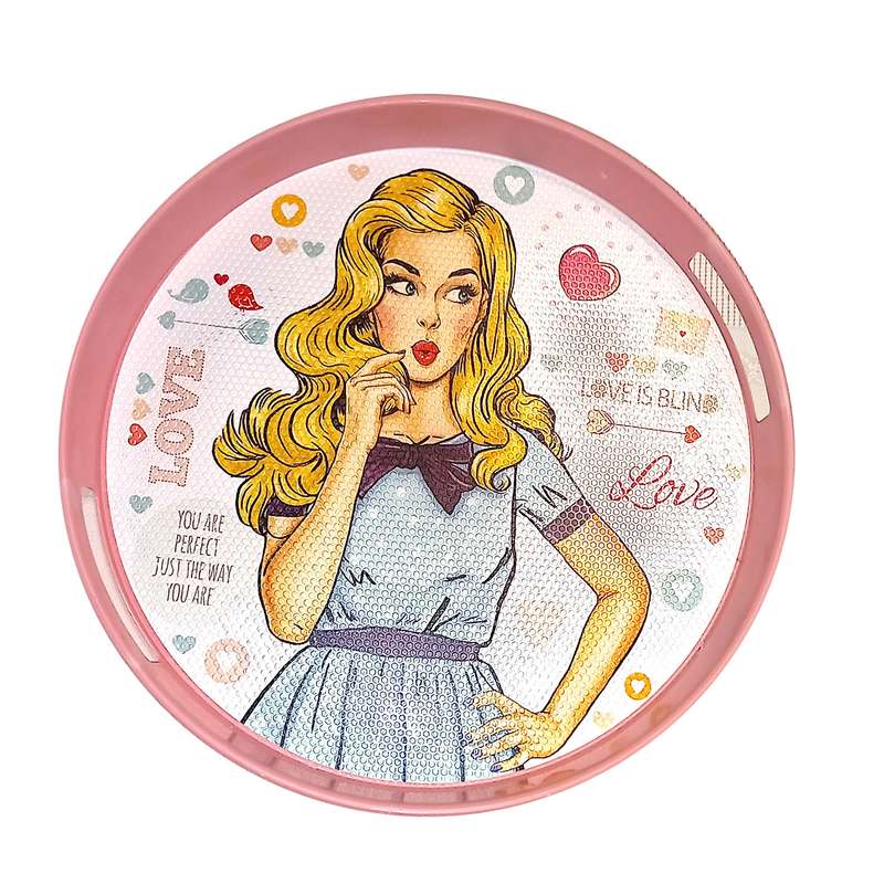 سینی مدل دختر کد Love-Bg-009