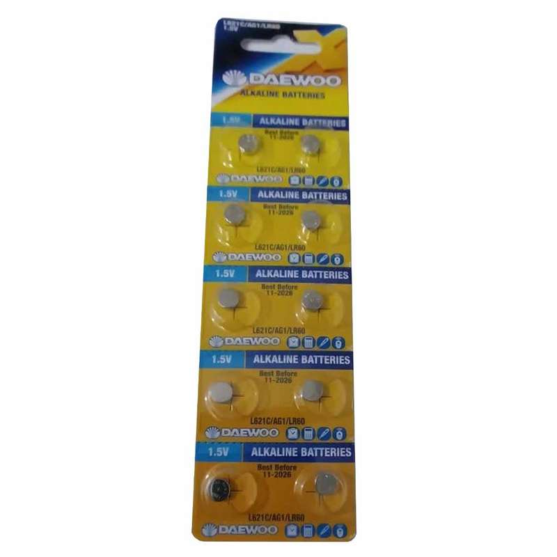 باتری ساعت دوو مدل AG1 بسته 10 عددی باتری ساعت دوو مدل AG1 بسته 10 عددی
