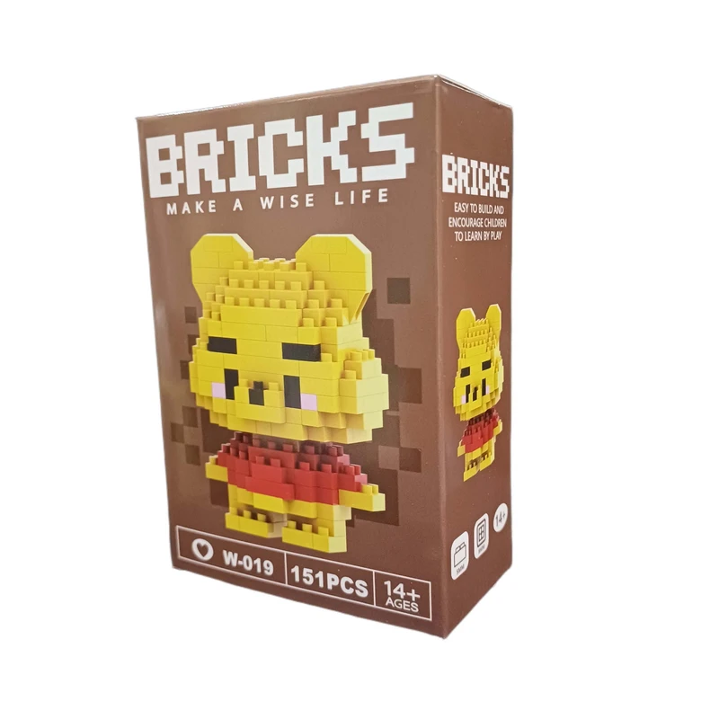 ساختنی ۱۵۱ تکه بریکس مدل وینی پو کد W-019