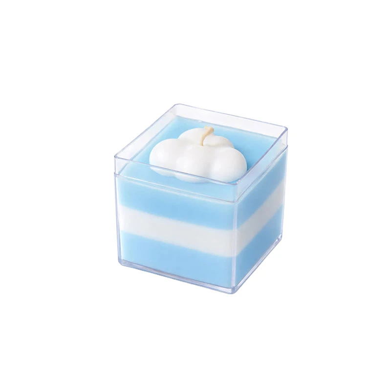 شمع دست ساز بدون‌بو مدل ابری زمان اتمام 10 ساعت