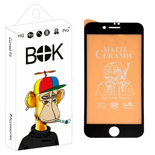 محافظ صفحه نمایش مات بوک مدل +HD مناسب برای گوشی موبایل اپل Iphone 8