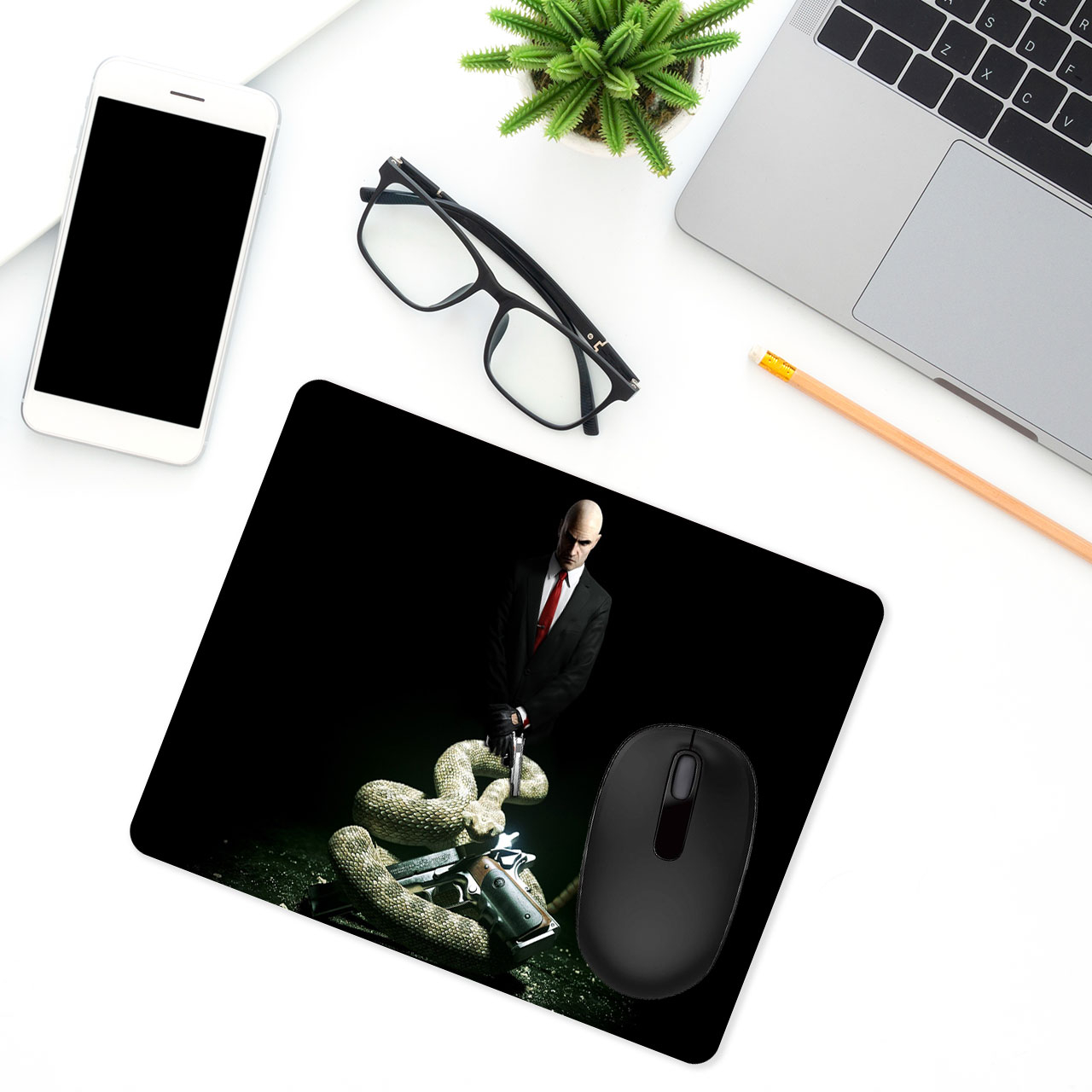 ماوس پد طرح Hitman مدل MP2415