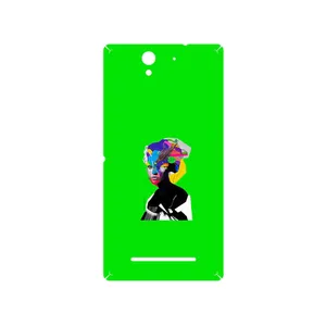 MAHOOT Collage of Women Portrait 3 Cover Sticker for Sony Xperia C3 Dual