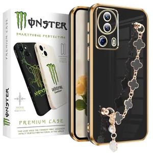 monster Black Flower cover suitable for Xiaomi Mi 13 Lite mobile phone