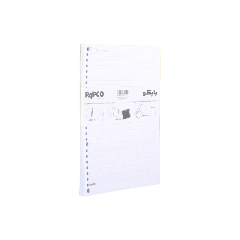 کاغذ کلاسور پاپکو کد HT01 بسته 100 عددی کاغذ کلاسور پاپکو کد HT01 بسته 100 عددی