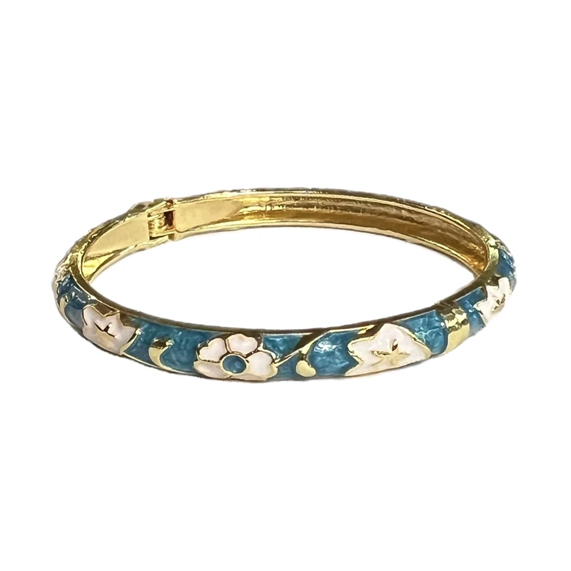 دستبند النگویی زنانه مدل میناکاری ستاره کد A7