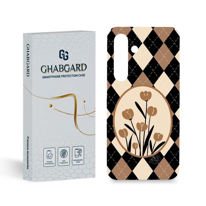 کاور قاب گارد مدل گل مناسب برای گوشی موبایل سامسونگ Galaxy S24