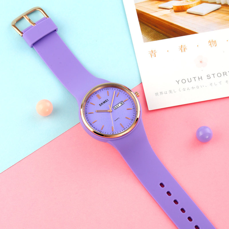 ساعت مچی عقربه ای دخترانه اسکمی مدل بند پیو کد sk1 ساعت مچی عقربه ای دخترانه اسکمی مدل بند پیو کد sk1