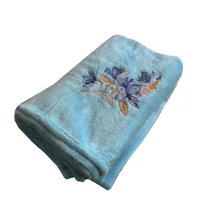 پتو مدل تک گل سایز 150x70 سانتی متر