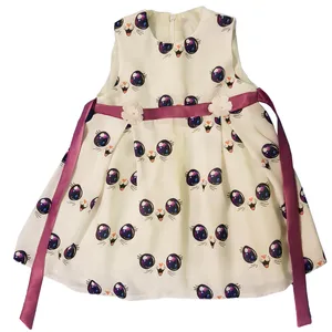 پیراهن دخترانه مدل گربه کد san