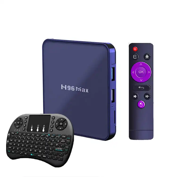 اندروید باکس مدل H96 MAX V12 به همراه کیبورد هوشمند