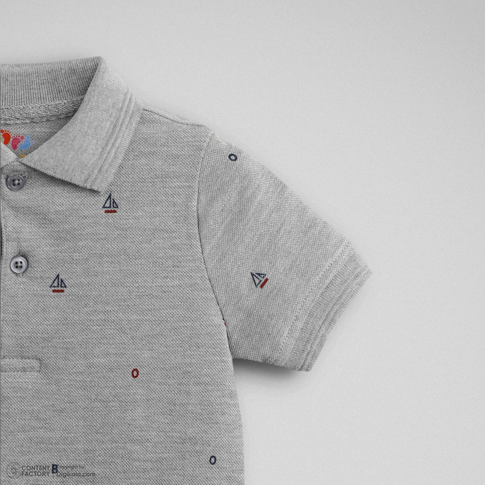 پولوشرت آستین کوتاه پسرانه وان بای وان مدل 2007322418 -  - 9