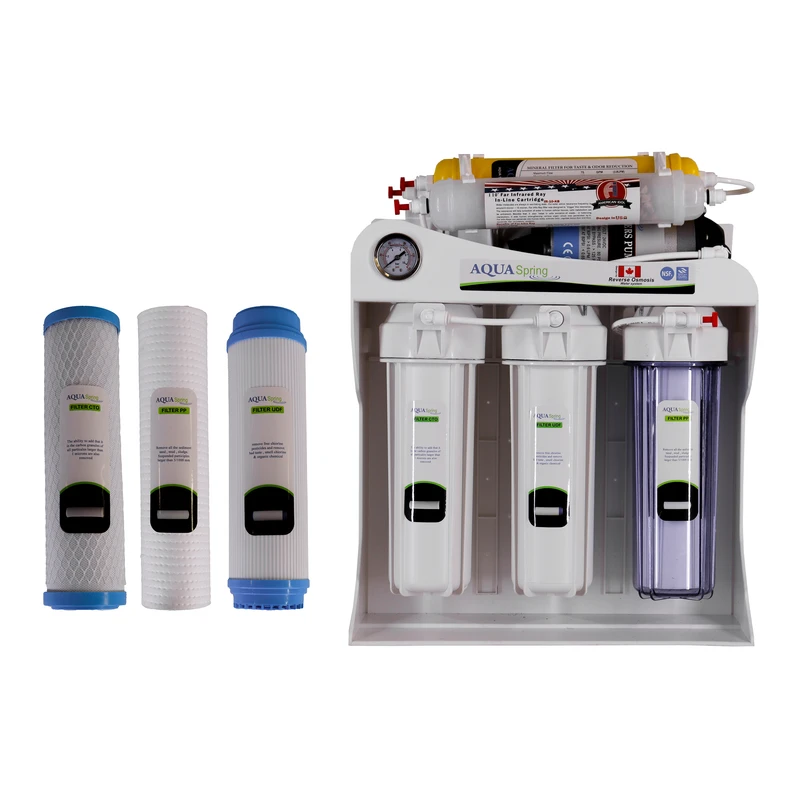دستگاه تصفیه کننده آب زیر سینک 7 مرحله ای آکوآ اسپرینگ مدل RO_SF4760_W3F دستگاه تصفیه کننده آب زیر سینک 7 مرحله ای آکوآ اسپرینگ مدل RO_SF4760_W3F