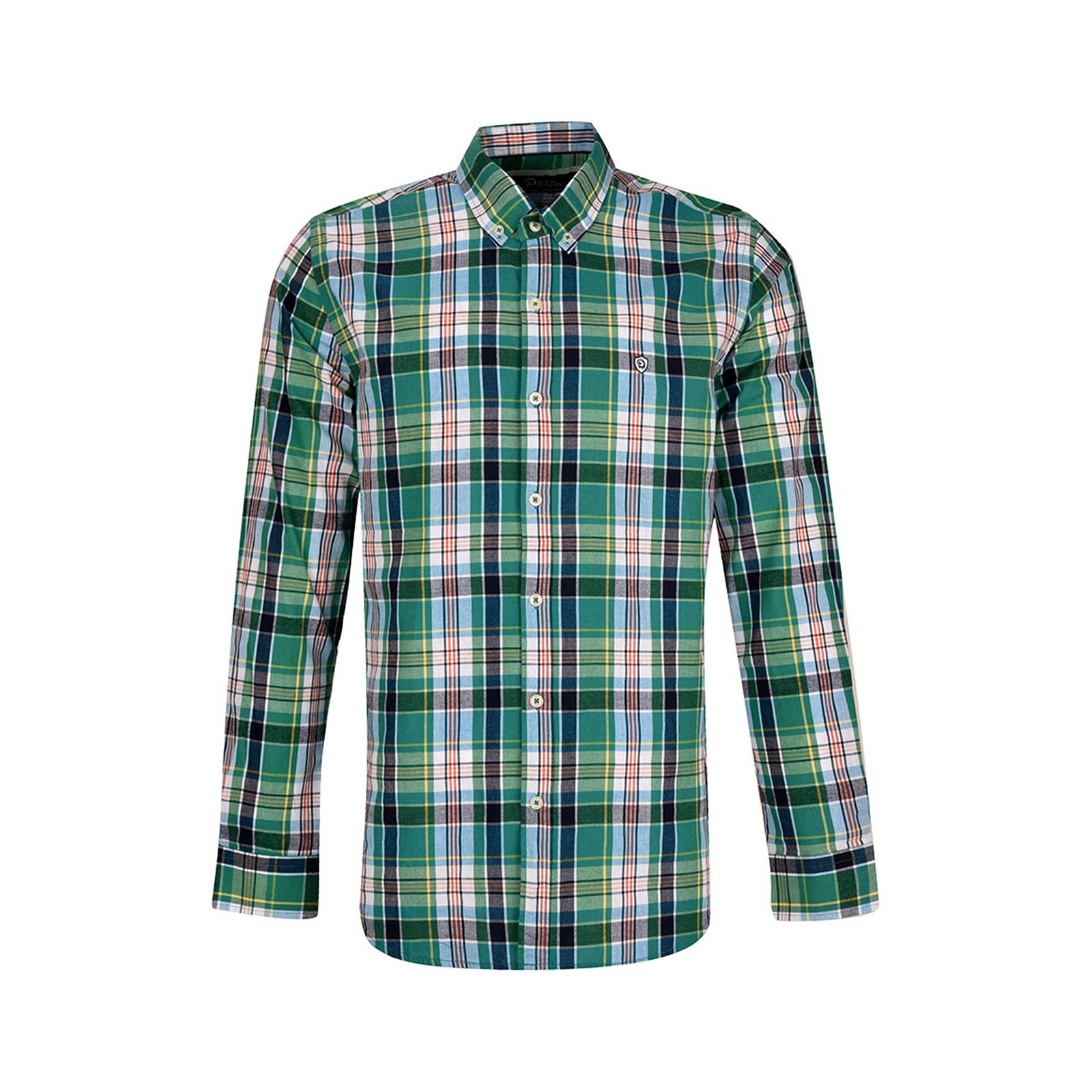 پیراهن آستین بلند مردانه بادی اسپینر مدل 1129 کد 6 رنگ سبز -  - 1