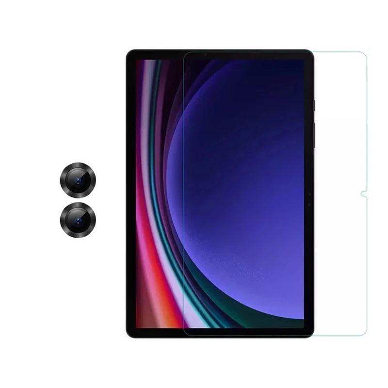 محافظ صفحه نمایش مدل Redmi مناسب برای تبلت سامسونگ Galaxy Tab S9 Plus به همراه محافظ لنز دوربین