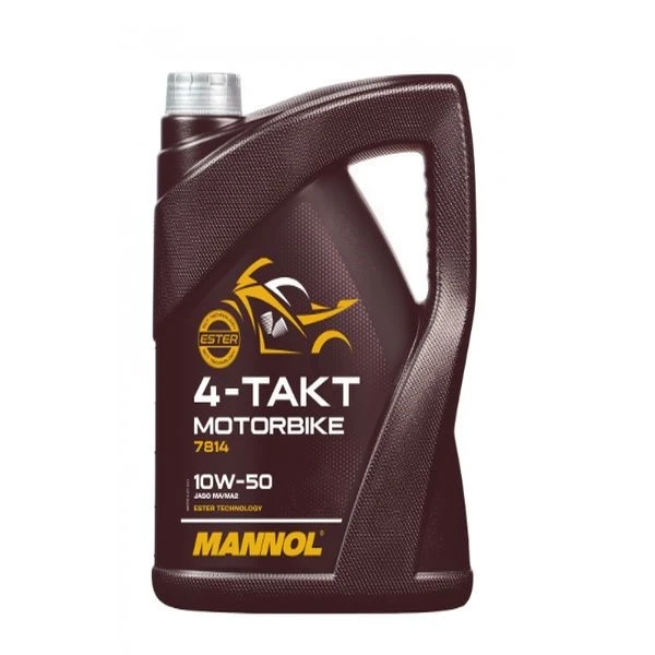 روغن موتورسیکلت مانل مدل SN-10W-50 حجم 4 لیتر