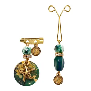 ست سنجاق سینه و گیره روسری کد PM432