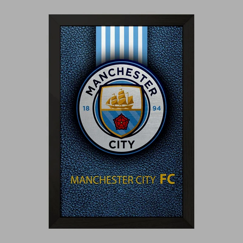 تابلو خندالو مدل باشگاه منچستر سیتی Manchester City  کد 2007