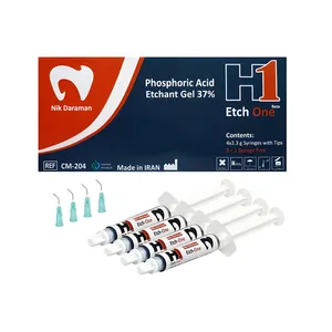 اسید اچ نیک درمان مدل Phosphoric Acid Etchant Gel 37% حجم 10 میلی لیتر بسته 4 عددی
