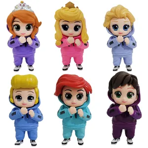 فیگور مدل دختر هودی پوش کد 03 مجموعه 6 عددی