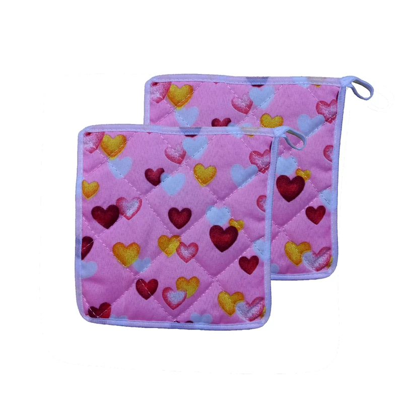 دستگیره قابلمه مدل  قلبی مجموعه 2 عددی