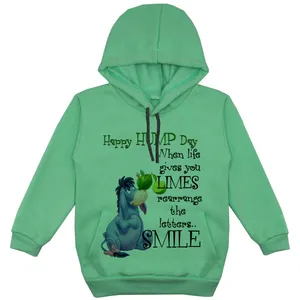 هودی پسرانه مدل الاغ F194 رنگ سبز