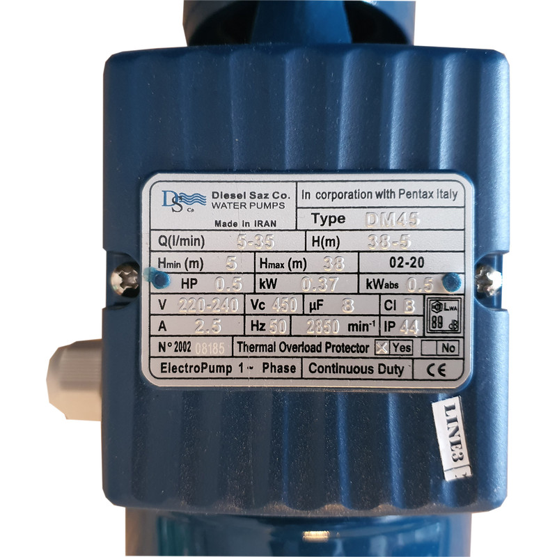 پمپ آب دیزل ساز مدل DM45 پمپ آب دیزل ساز مدل DM45