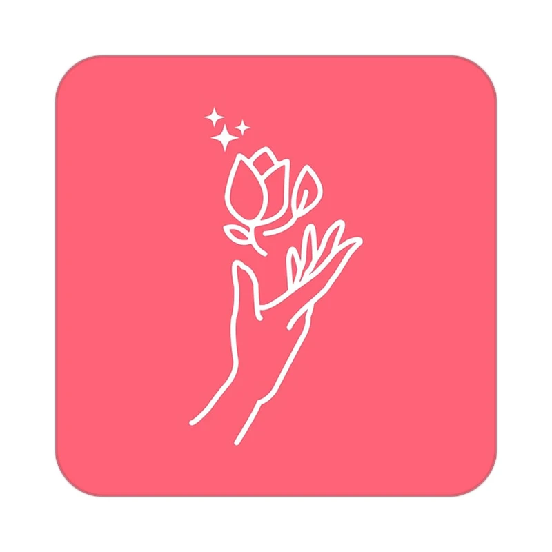 زیر لیوانی کاکتی طرح عاشقانه مدل mp40995