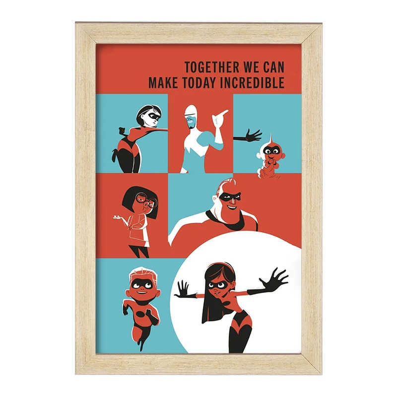 تابلو خندالو مدل شگفت انگیزان (The Incredibles) کد F10132