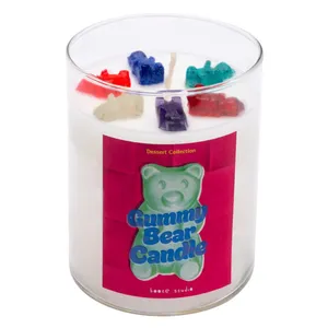 شمع معطر مدل پاستیل خرسی شیبا