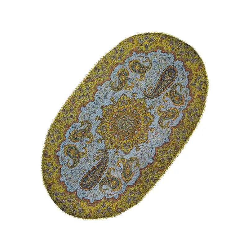 رومیزی ترمه مدل بته جقه کد BL40-25